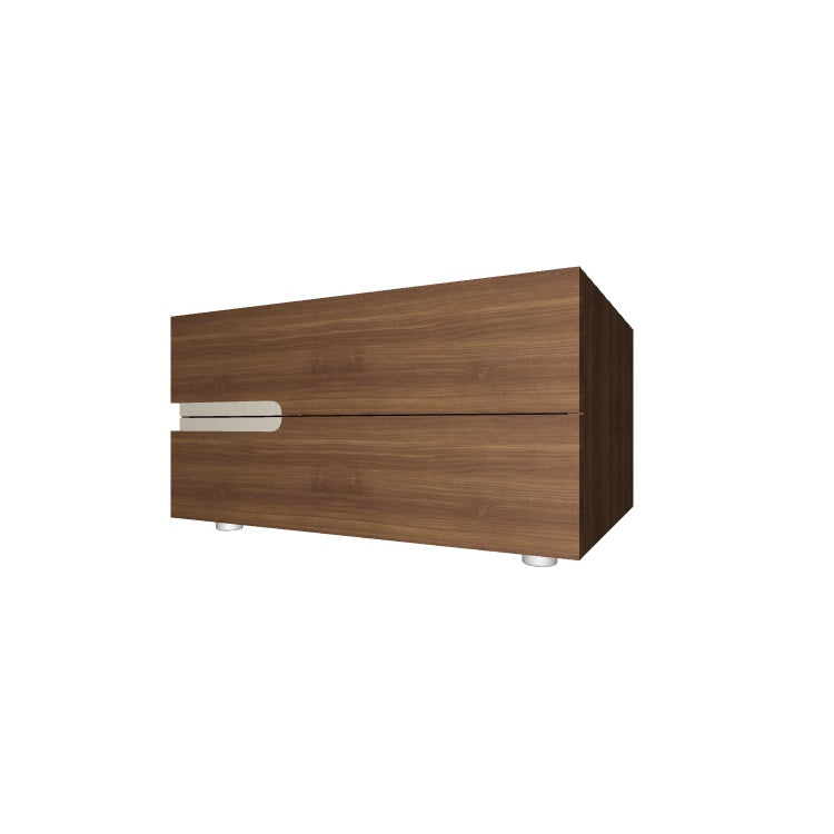 Cattelan Italia Ciro Modern Nightstand - Stylish Bedside Table with Drawer for Bedroom Decor | Perfect for Master Bedroom, Guest Room & Apartment