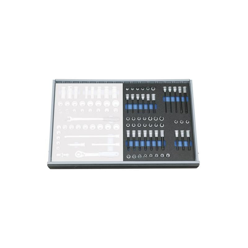 Gedore 2016508 52-Piece 3/8 Inch Drive Socket Set with 2/4 CT Tool Module - Perfect for Automotive Repair, DIY Projects & Professional Mechanics