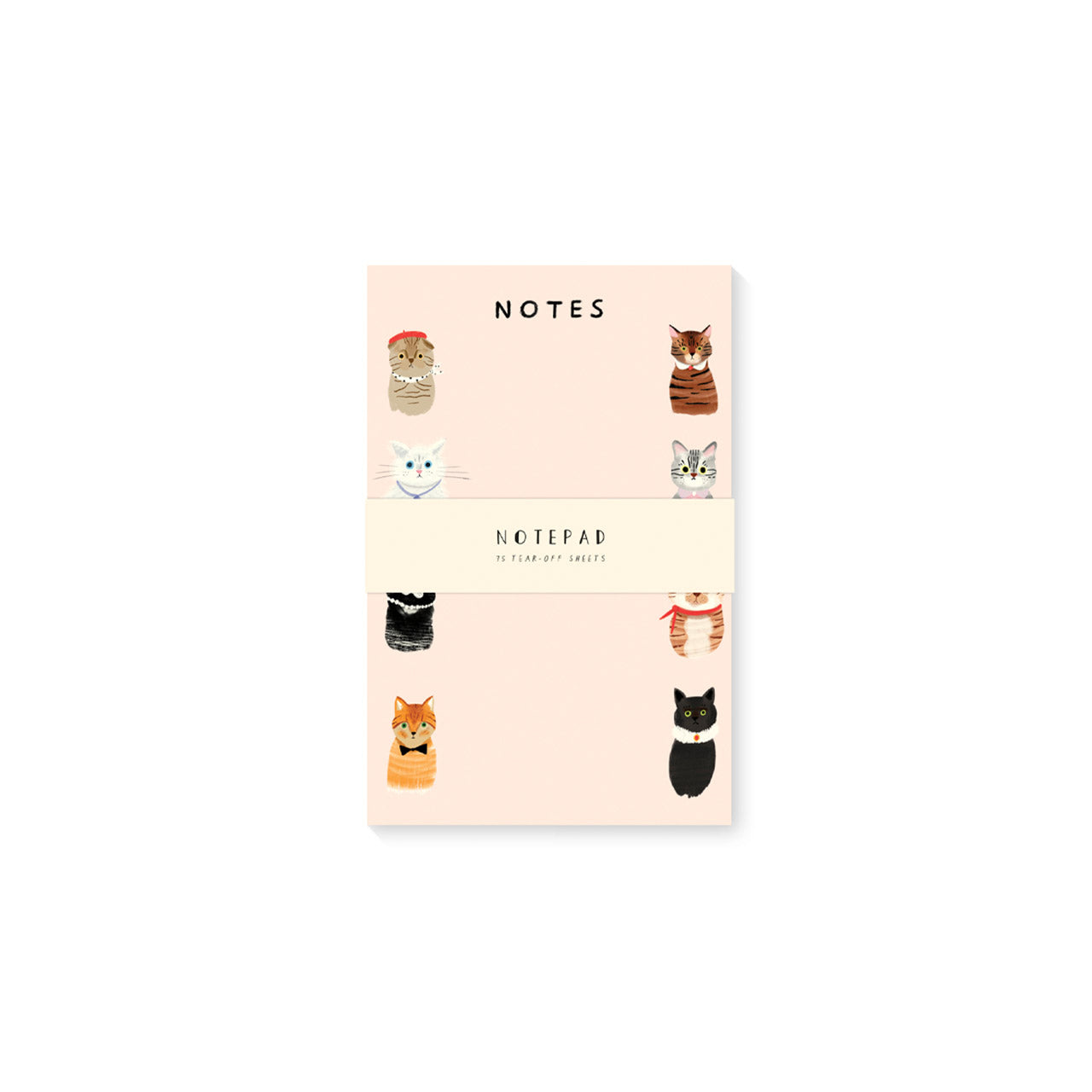1973 Kitty Notepad - Cute Cat Memo Pad with Vintage Design, 50 Sheets for Office, School & Home Use | Perfect Gift for Cat Lovers & Stationery Collectors