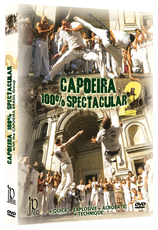 Capoeira 100% Spectacular Vol 2 DVD by Capoeira Brasil - Authentic Brazilian Martial Arts Training & Performance - Perfect for Home Workouts, Cultural Learning & Martial Arts Enthusiasts