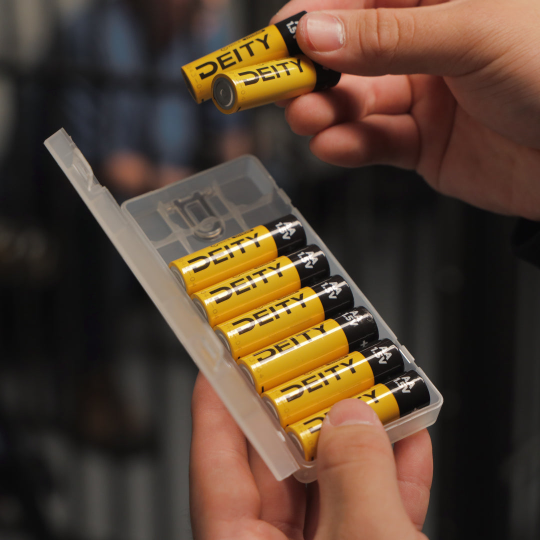 Deity Lithium AA Batteries 1.5V 3000mAh - 8 Pack Long Lasting Rechargeable Batteries for Cameras, Flashlights, Toys & Electronics - High Performance AA Lithium Batteries