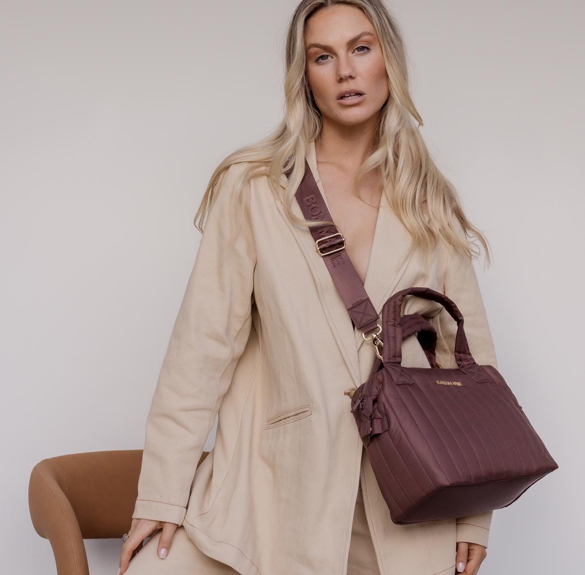 Puffy Pillow Crossbody Bag - Soft & Stylish Chocolate Brown Shoulder Purse for Women | Perfect for Travel, Shopping & Everyday Use
