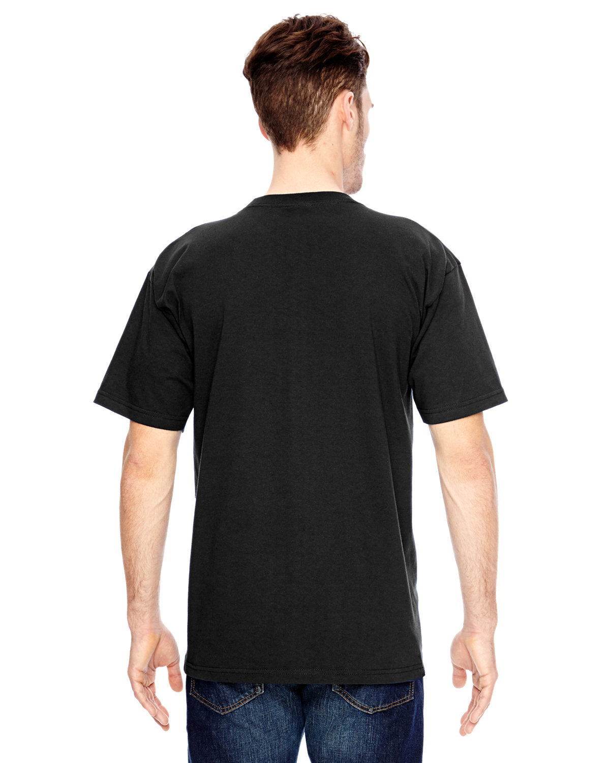 Bayside BA2905 Men's 6.1 oz 100% Cotton Crew Neck T-Shirt - Soft Comfortable Tee for Casual Wear, Gym & Everyday Outfits