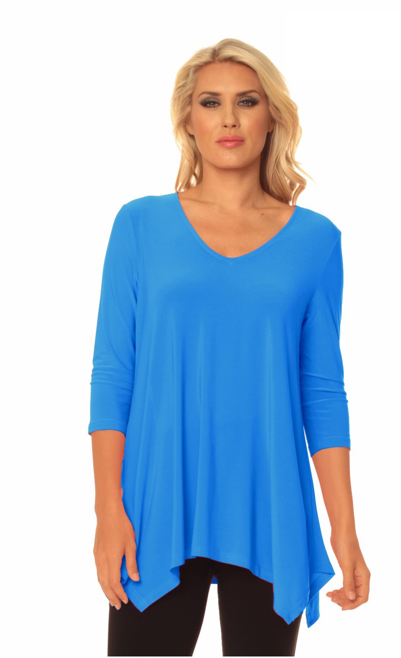Stylish Alisha.D Women's Travel Wear Tunic - Summer Color Collection for Vacation & Casual Outings