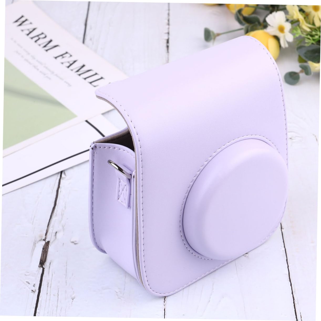 Gatuida Crossbody Camera Bag Set of 2 - Cute Mini 9 Instant Camera Case with PU Protective Cover, Shoulder Bag for Travel & Daily Use