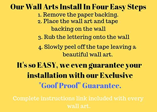 Psalm 91:4 Bible Verse Wall Decal - 'Under His Wings You Will Find Refuge' Christian Scripture Wall Art - Made in USA - Perfect for Home, Church & Office Decor
