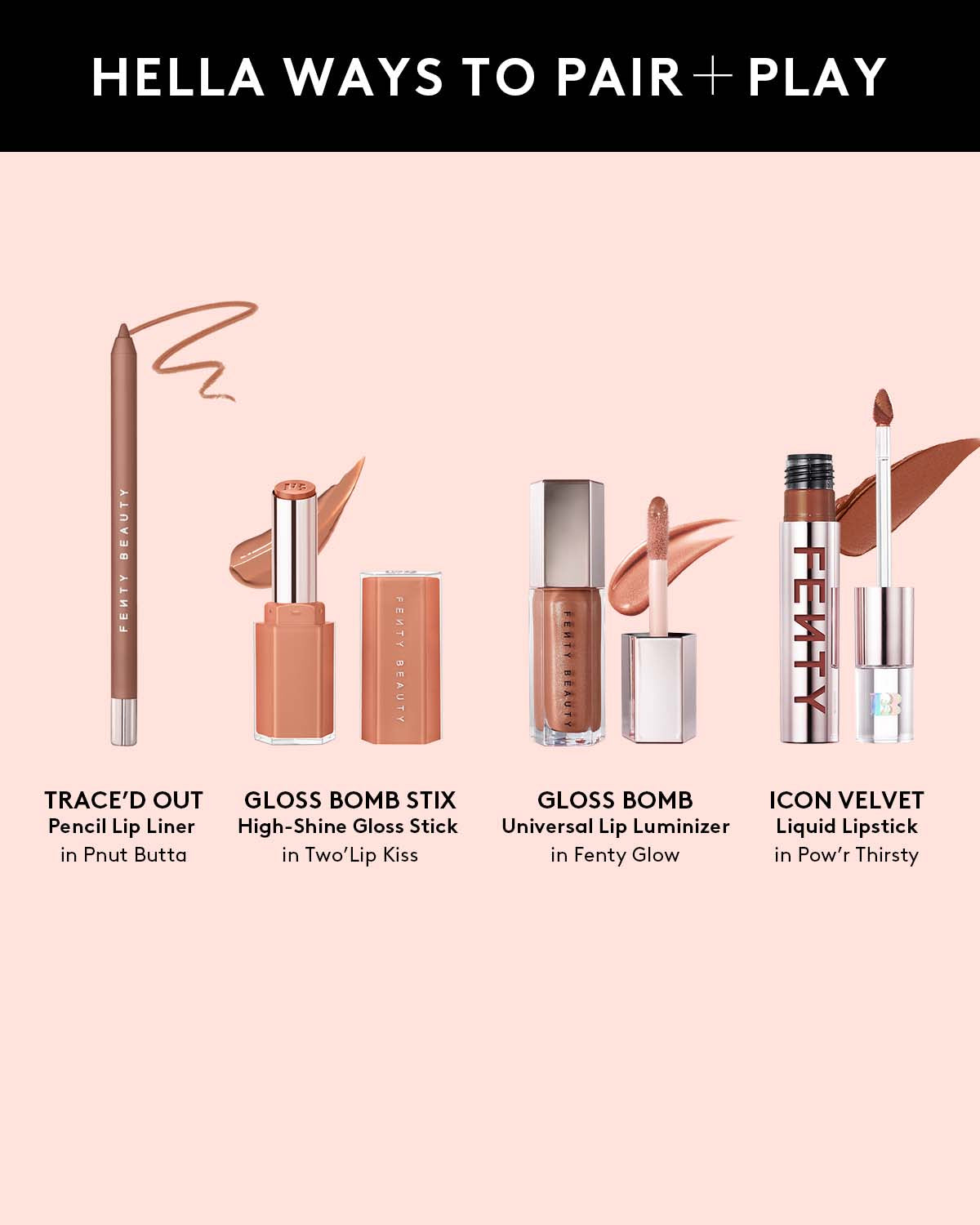 Trace'd Out Longwear Waterproof Pencil Lip Liner - Pnut Butta | Smudge-Proof Matte Finish | Perfect for Everyday Makeup & Night Out Looks