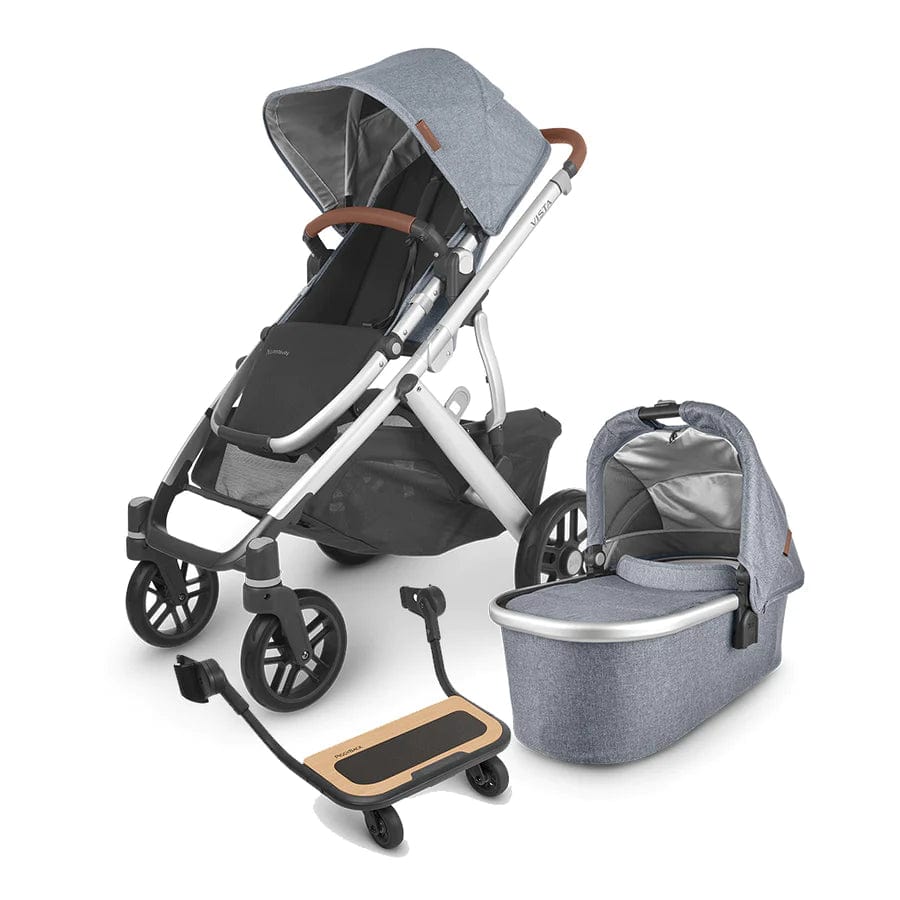 Vista V2 Stroller with Piggyback Board - Lightweight, Compact & Adjustable Baby Stroller for Travel & Everyday Use - Perfect for Parents on the Go