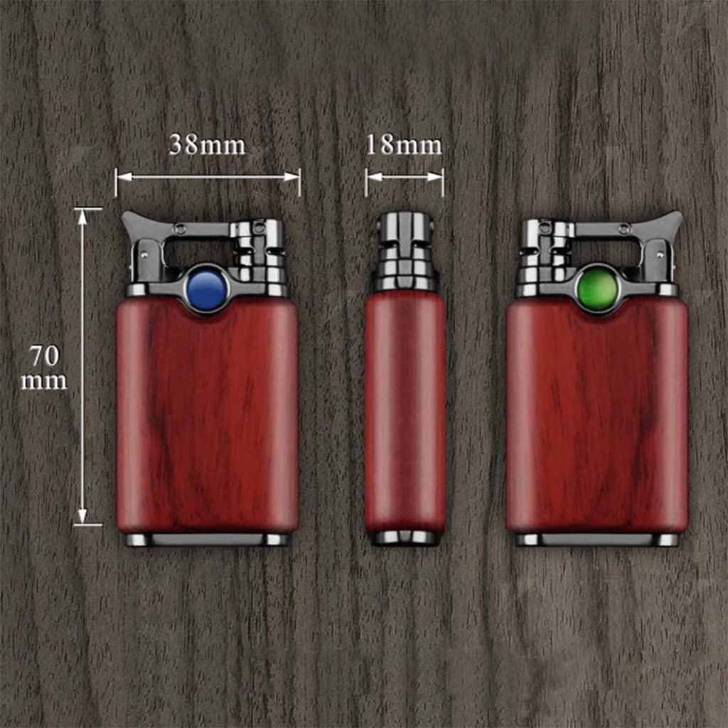 Rechargeable Plasma Lighter Windproof for Cigarettes & Cigars - Red Sandalwood Black