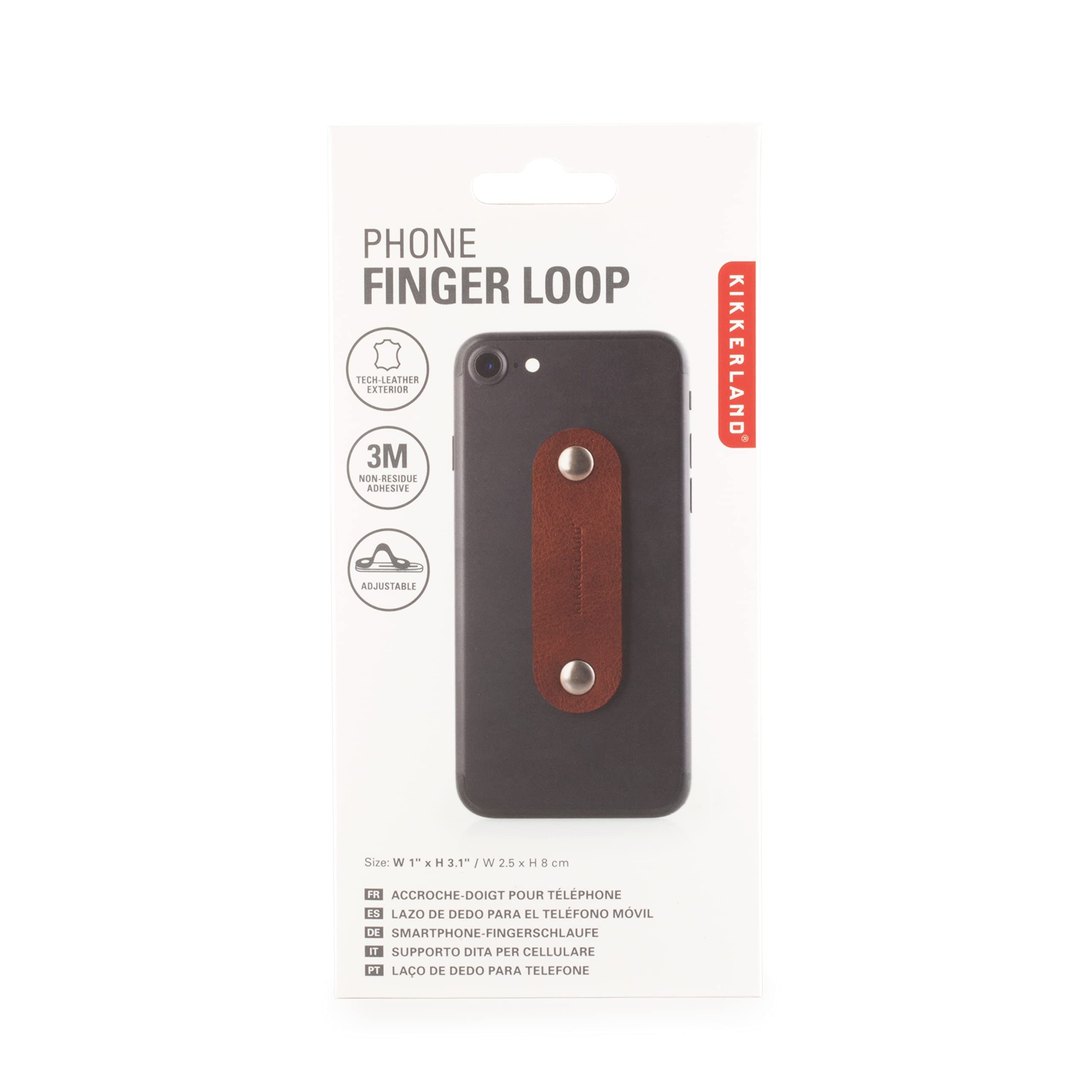 Phone Finger Loop Strap - Secure Grip Holder for Smartphones - Perfect for Running, Hiking & Everyday Use