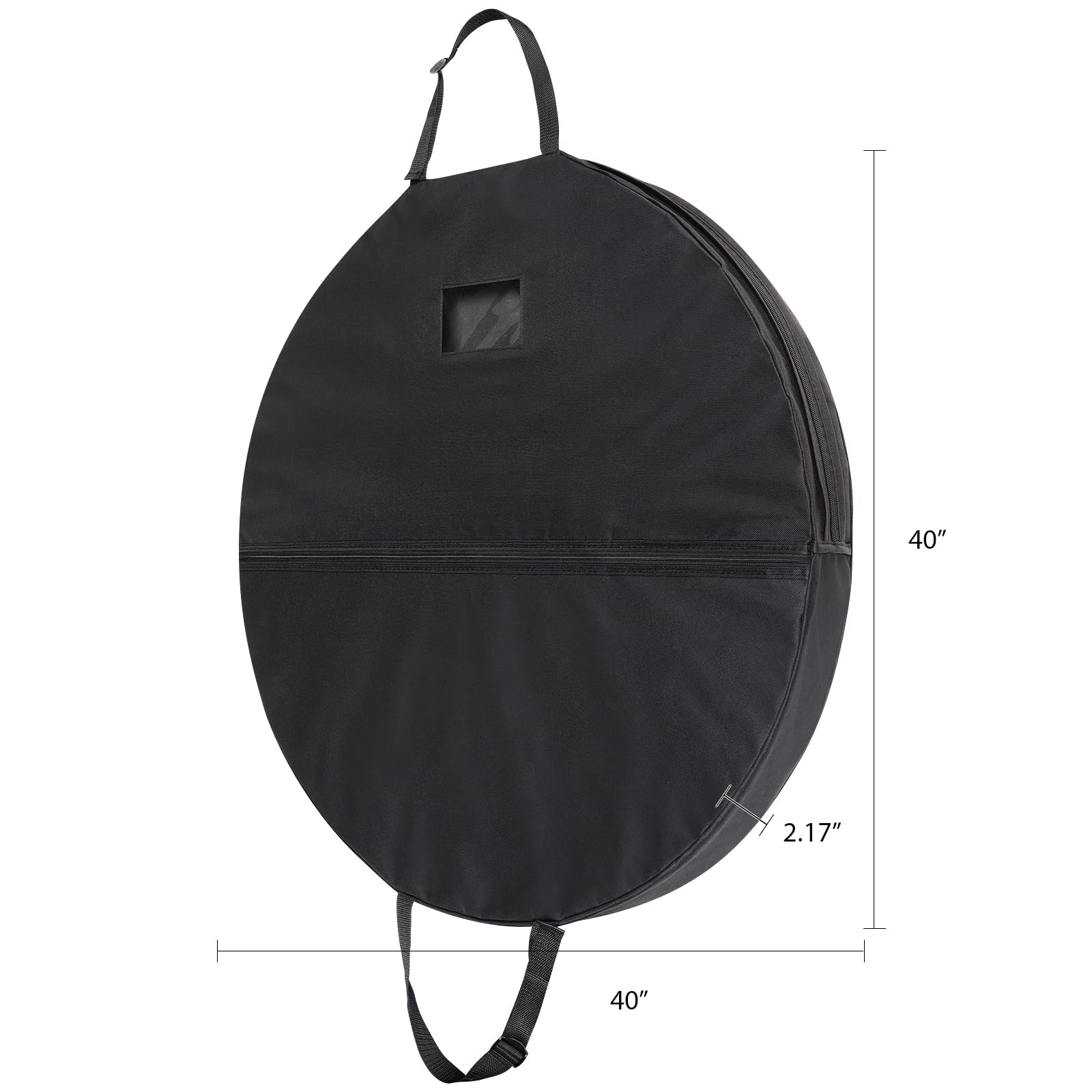 Univivi 40 Inch Foldable Tutu Dance Costume Garment Bag - Hanging Storage Bag with Full Zipper for Girls' Dresses & Performance Outfits - Perfect for Dance Recitals, Costume Parties & Travel Organization