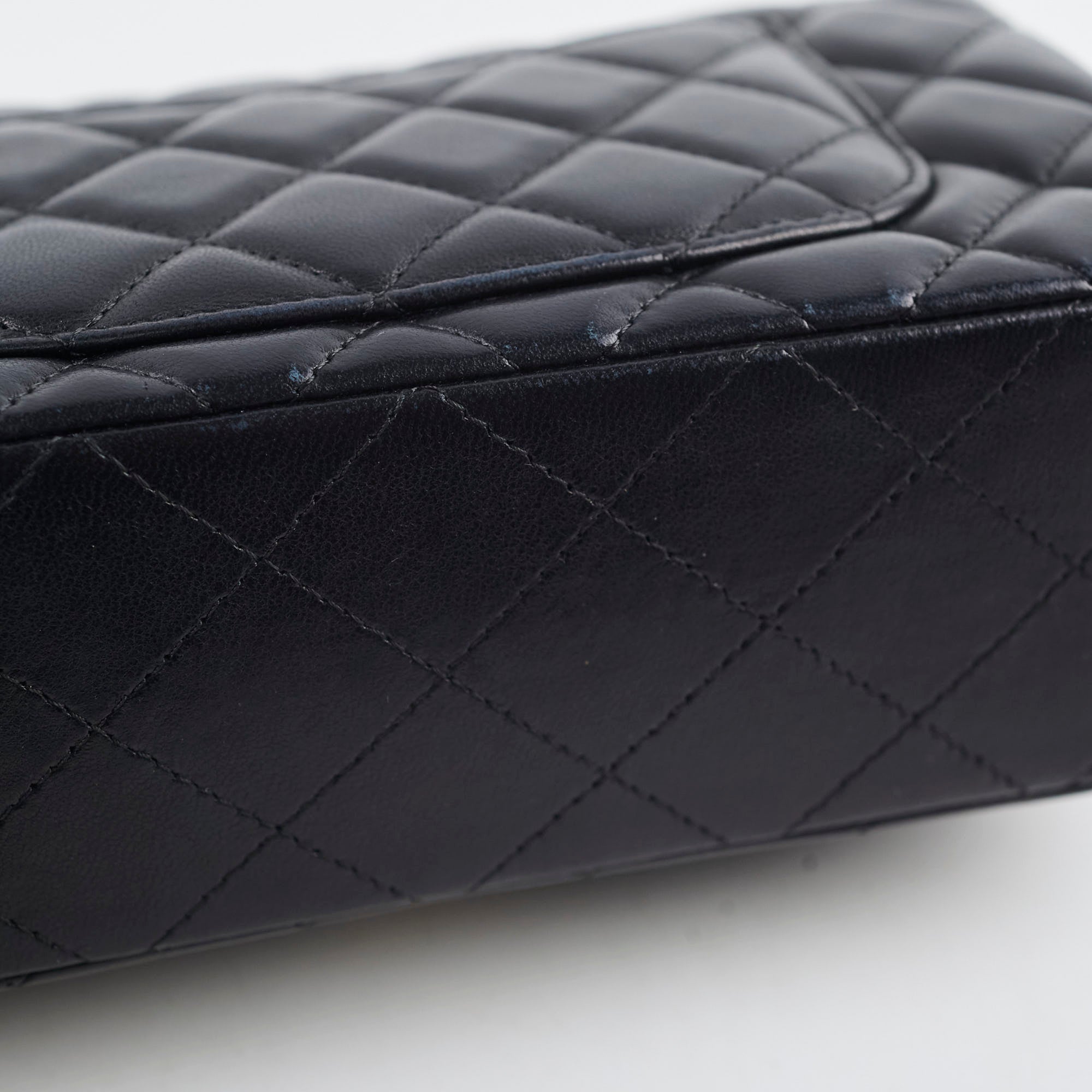 Chanel Mini Rectangle Lambskin Black Leather Flap Bag (23 Series) - Luxury Crossbody Purse for Women, Perfect for Evening Parties & Date Nights