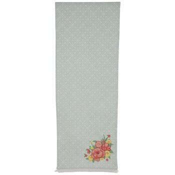 Elegant Floral Fringed Table Runner for Dining Room Decor - Perfect for Wedding, Party & Home Decoration