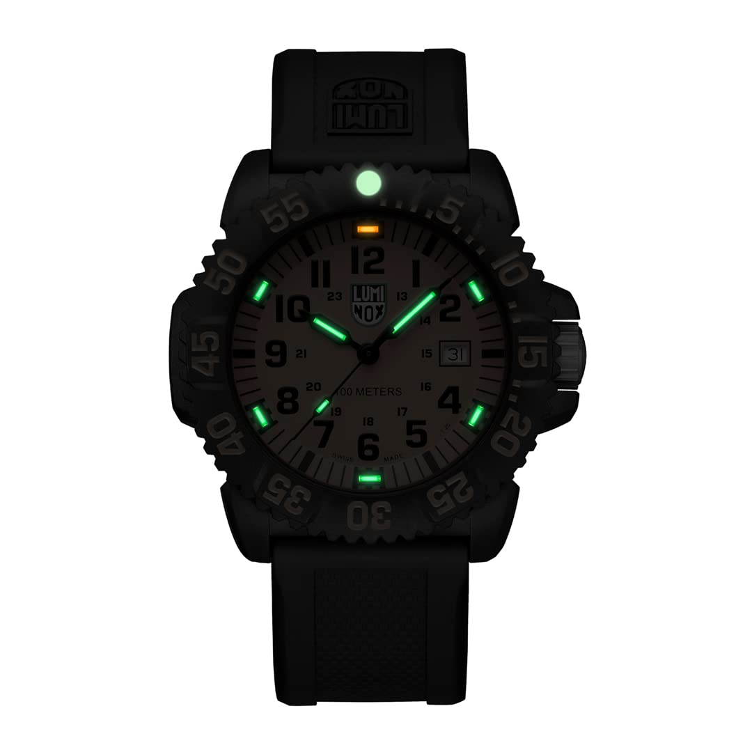 Luminox G Sea Lion Men's Military Watch with Date Function - 100m Water Resistant Swiss Made Diver's Watch - Perfect for Outdoor Adventures, Scuba Diving & Tactical Operations