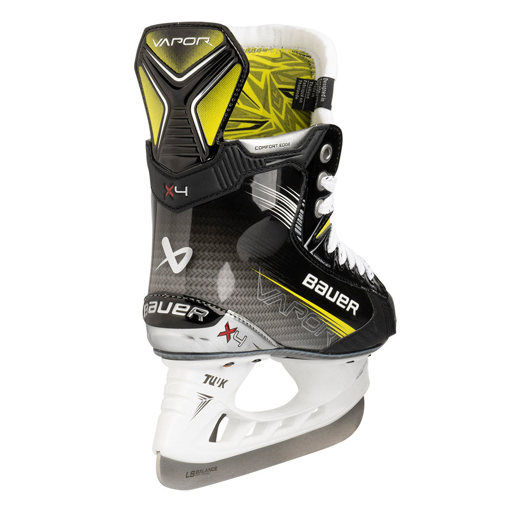 Bauer Vapor X4 Junior Ice Hockey Skates - Youth Hockey Skates for Boys & Girls - Lightweight Performance Skates for Ice Rink & Hockey Practice