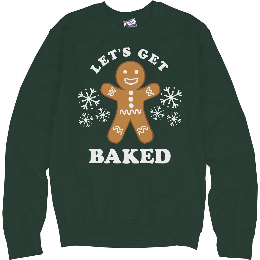 Unisex Gingerbread Man Crewneck Sweatshirt - Soft Holiday Pullover for Christmas & Winter | Perfect for Family Matching, Ugly Sweater Parties & Cozy Seasonal Outfits