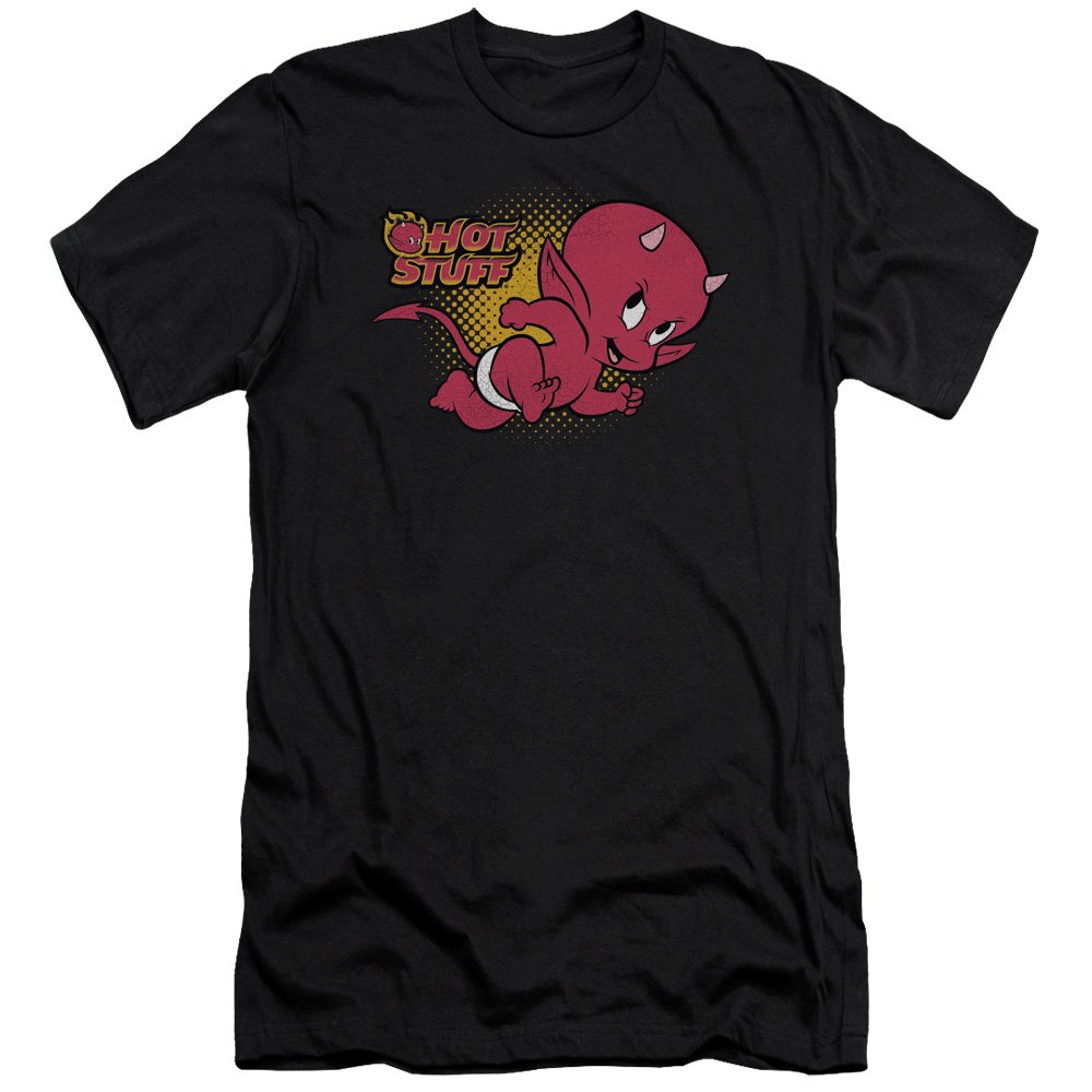 Hot Stuff Little Devil Unisex Canvas T-Shirt for Men & Women - Trendy Graphic Tee for Casual Wear, Parties & Street Style