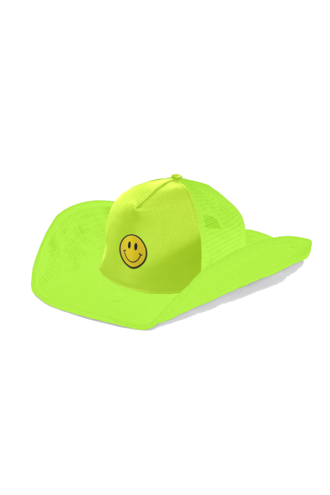 Smiley Face Cowboy Snapback Hat - 5 Panel Adjustable Dad Cap for Men & Women - Perfect for Western Rodeo, Country Music Festivals & Casual Streetwear
