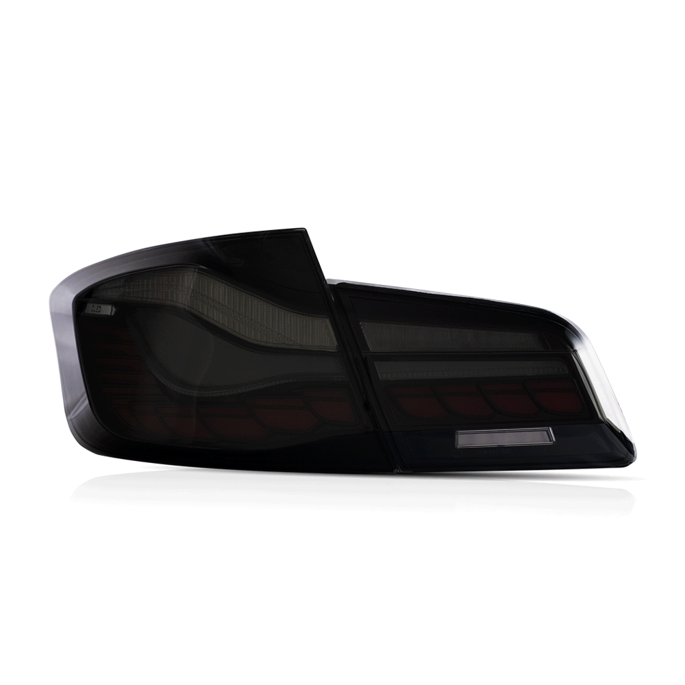 2011-2017 BMW 5 Series F10 F18 M5 LED Tail Lights Assembly with Dynamic Welcome Light - CS Style Upgrade for Enhanced Visibility & Style | Perfect for Night Driving & Car Customization