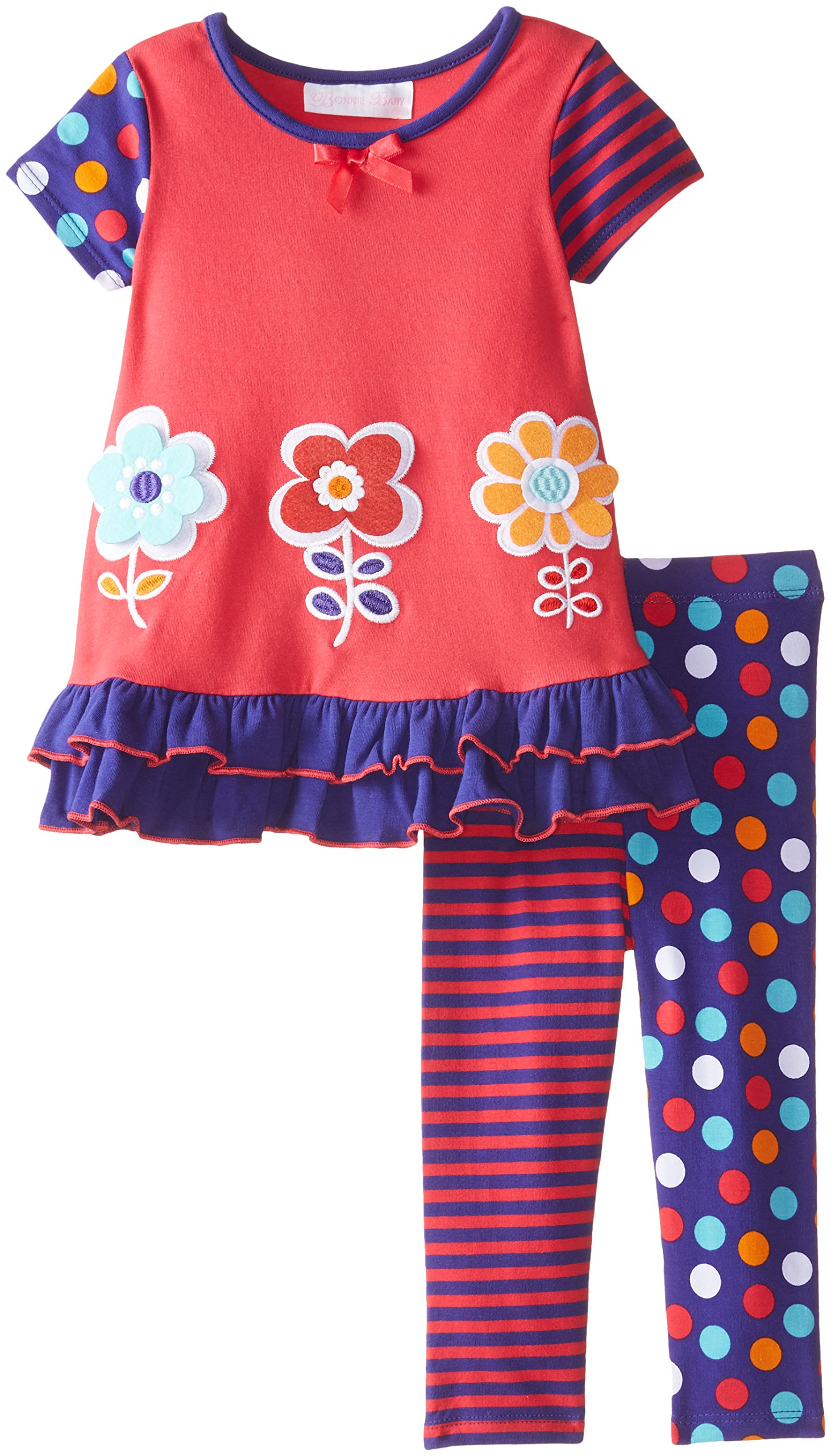 Bonnie Baby Girls' Daisy Leggings Set - Playtime & Outfits