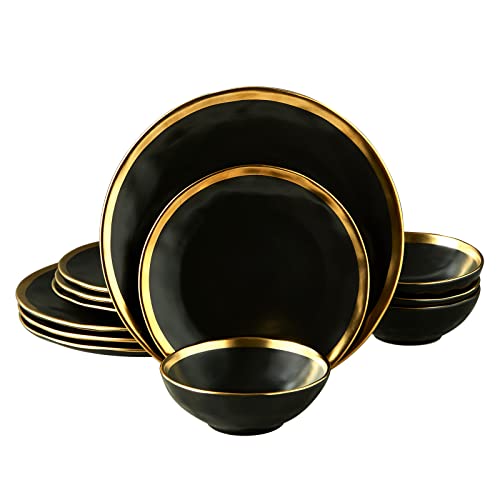 black and gold