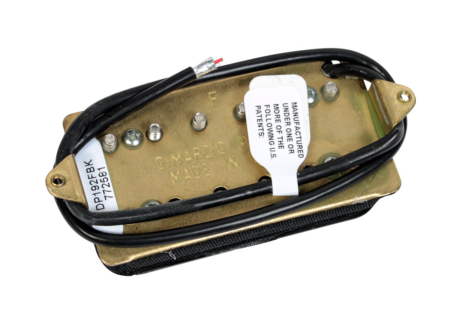 Dimarzio DP192FBK Air Zone Humbucker Pickup - High Output Guitar Pickup for Rock & Metal - Perfect for Electric Guitars, Les Paul, and Stratocaster Models