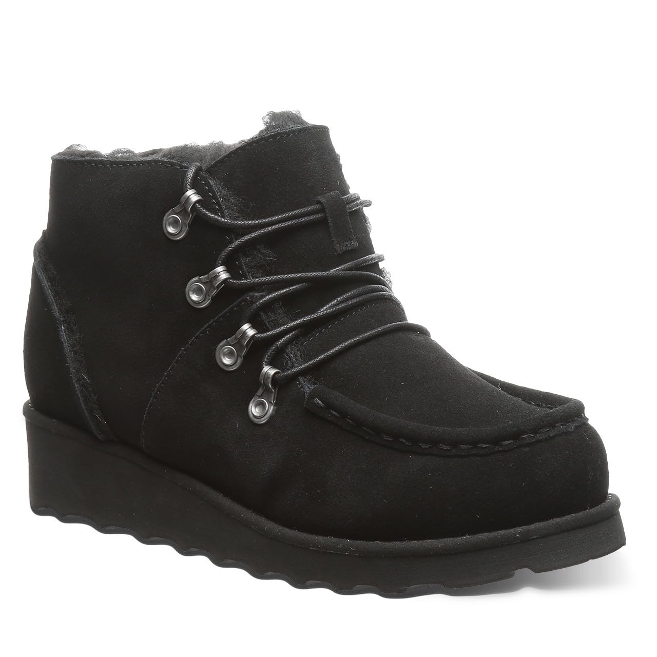 BEARPAW Women's Malinda Suede Winter Boots - Comfortable & Warm Ankle Booties for Casual Outfits, Snow Days & Outdoor Adventures