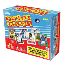 2024 Topps Archives Baseball Hobby Box - MLB Trading Cards Collection for Sports Memorabilia Enthusiasts | Perfect for Collectors, Investors, and Baseball Fans