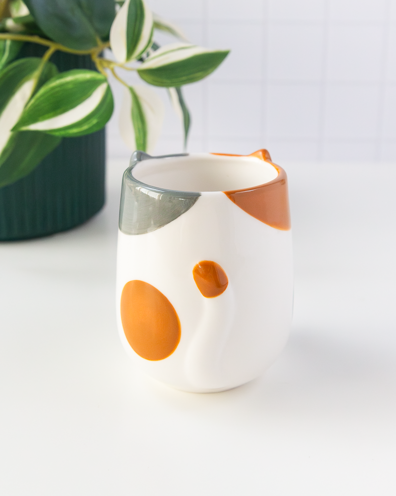 Ceramic Animal Paw Tea Cup - Handmade Cute Animal Shaped Tea Mug for Coffee & Tea Lovers - Perfect for Home, Office & Gift Giving