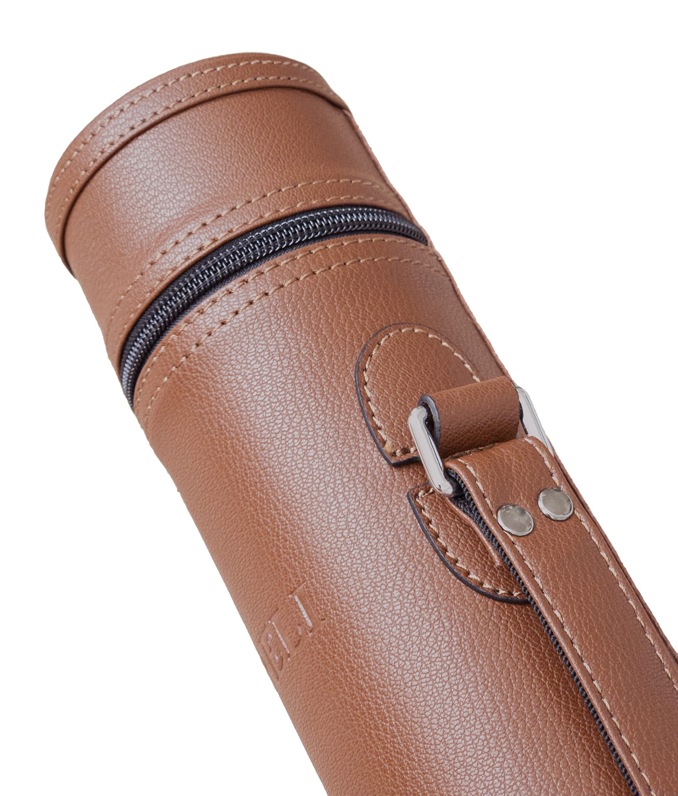 Tonareli Bass Bow Tube Case (Brown) - Durable Protection for Orchestra & Travel | Perfect for Musicians & Students