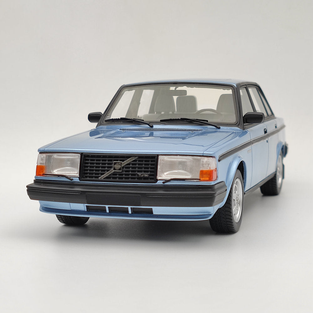 1/18 Scale Volvo 244 Turbo Resin Model Car - Limited Edition Blue Collectible (DNA000135) | Perfect for Car Enthusiasts, Display Collections & Gift Giving