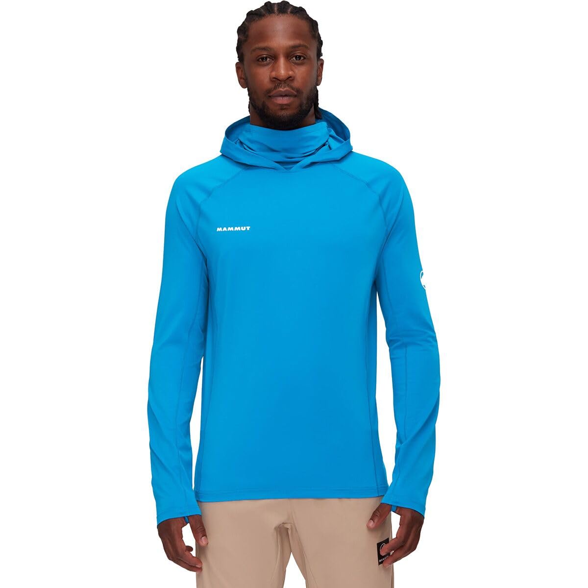 Mammut Selun FL Sun Hoodie - Lightweight UPF 50+ Sun Protection Hooded Shirt for Hiking, Climbing & Outdoor Adventures
