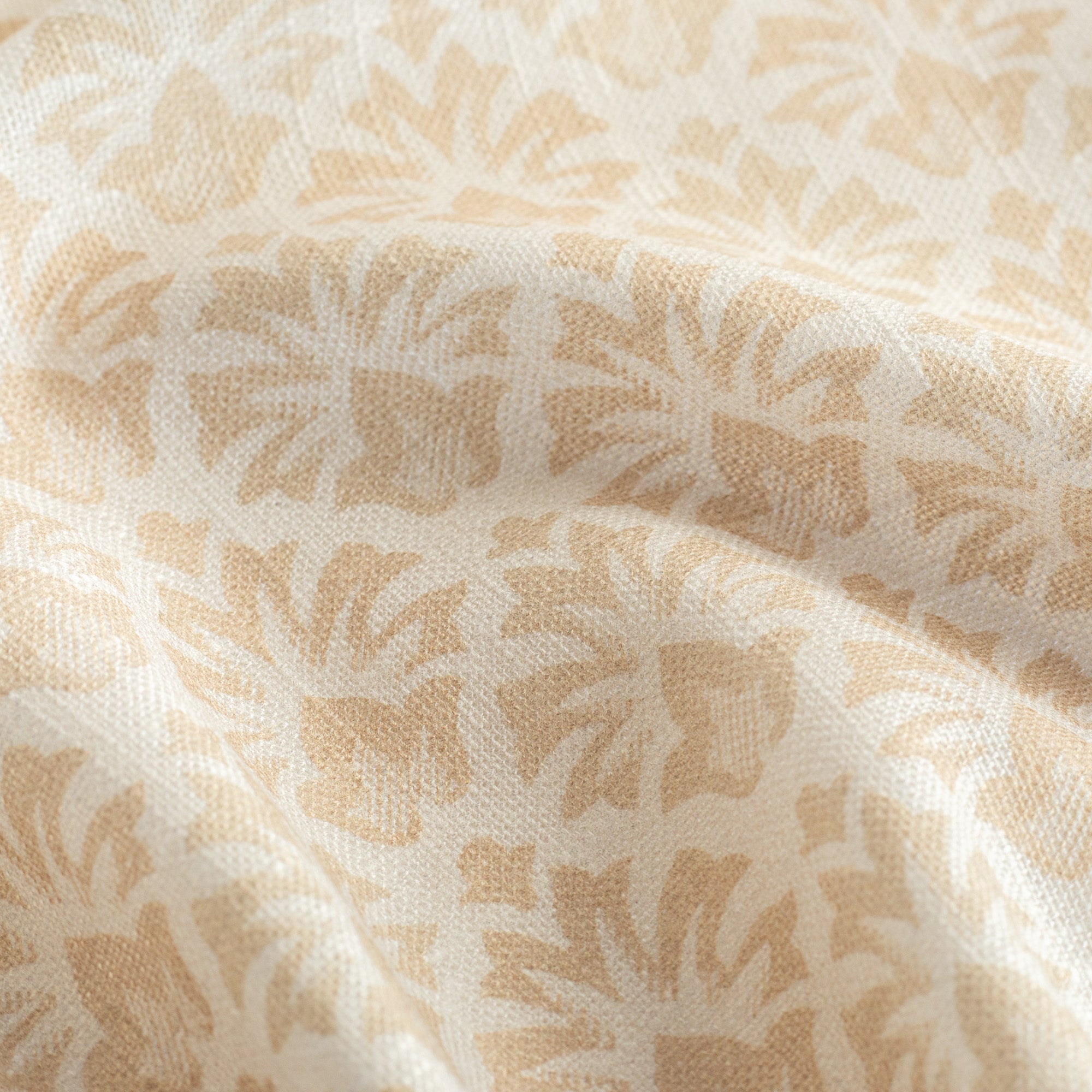 Premium Calli Fabric - Soft & Durable Ochre Textile for Home Decor, Upholstery & DIY Crafts | Perfect for Curtains, Pillows & Sewing Projects