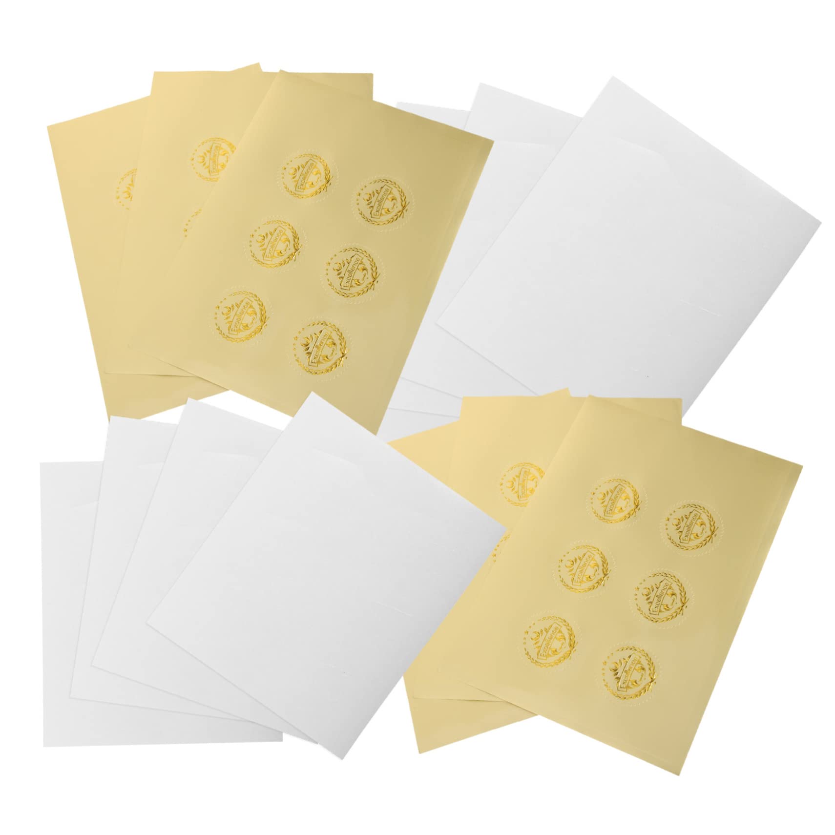 Graduation Stickers & Ribbon - Red Commendation Envelopes for Adults - Award Ceremony & School Events