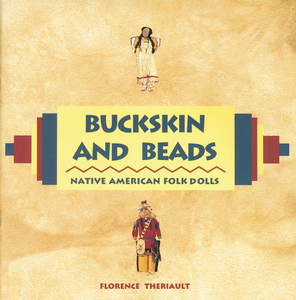 Handmade Native American Folk Dolls with Buckskin & Beads - Authentic Indigenous Decor & Collectible Gift for Home Display, Cultural Events & Spiritual Ceremonies