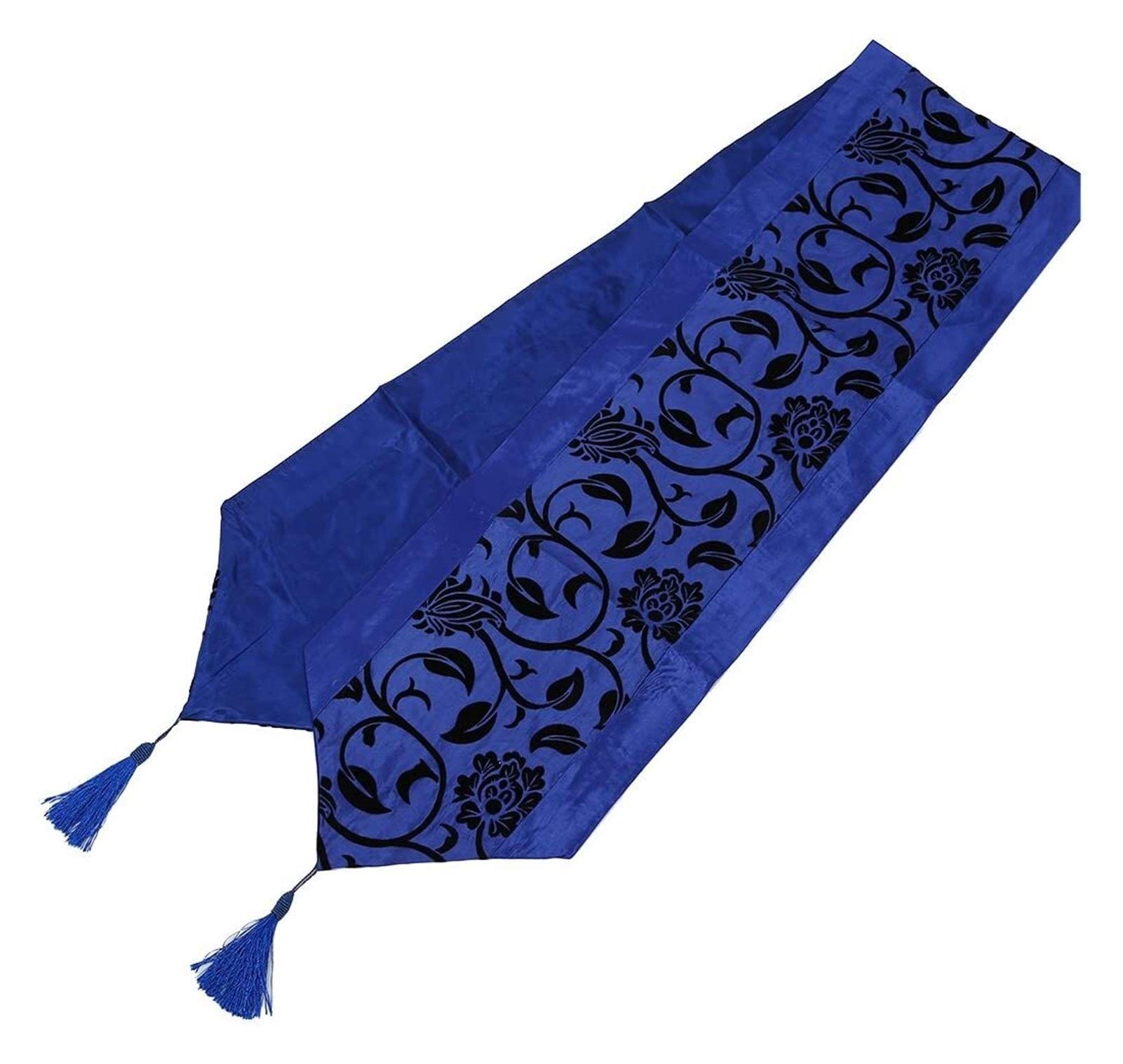 SUCICI Floral Table Runner - Elegant Blue Tablecloth for Wedding, Kitchen, Christmas & Party Decor - Perfect for Dining, Holiday Celebrations & Home Styling