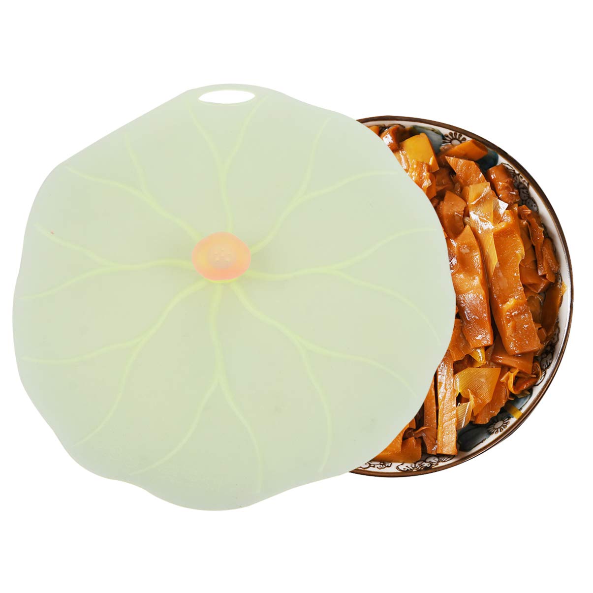 Hemoton Silicone Microwave Cover - Heat-Resistant, Sealed Bowl & Dish Lid for Food Preservation - Oven & Pot Safe - Random Color - Perfect for Reheating, Cooking & Storing Leftovers