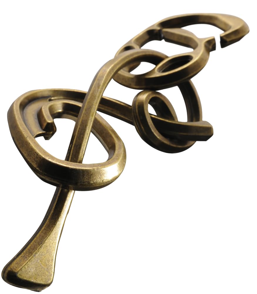 Hanayama Enigma Puzzle - Challenging Metal Brain Teaser for Adults & Teens - Perfect for Stress Relief, Office Desk & Travel Games