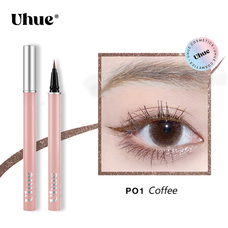 UHUE Professional Eyeliner Pen - Waterproof, Smudge-Proof & Long Lasting - Perfect for Winged Liner, Cat Eye & Everyday Makeup