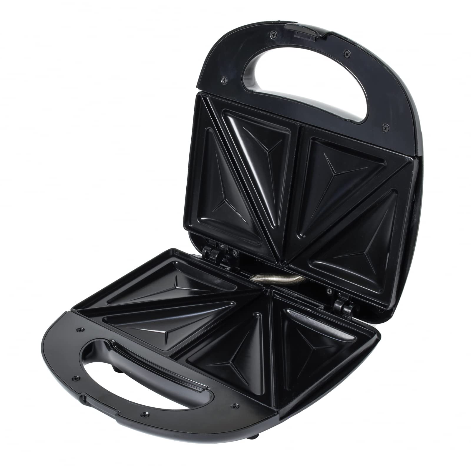 Beille Panini Press Sandwich Maker - Nonstick Grill Plates, Adjustable Temperature Control for Perfect Paninis, Grilled Cheese & More - Ideal for Home Kitchen, Breakfast & Quick Meals (Black)