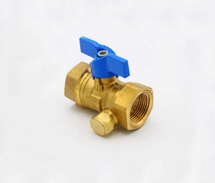 Generac 3/4 Inch Ball Valve with Test Port - 0K8754 - High Pressure Rated for Water, Gas & Oil Applications - Perfect for Plumbing, Industrial & Home Use