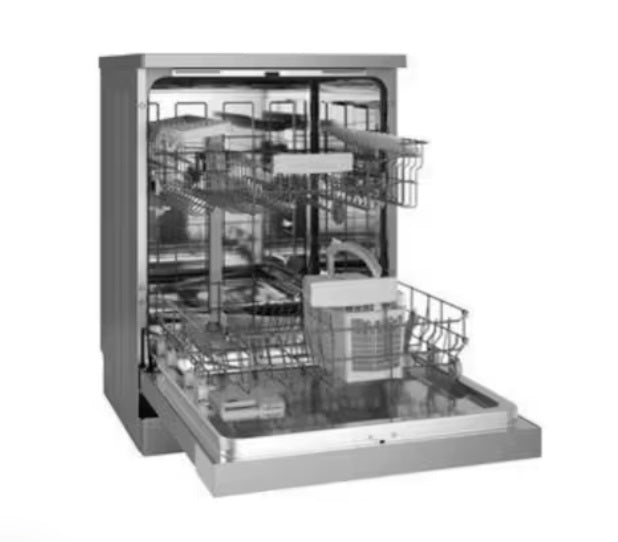 Electrolux EFF1460VSA 24 Inch Freestanding Dishwasher in Silver - Energy Star Certified, Ultra Quiet Operation for Open Kitchen & Small Space Homes