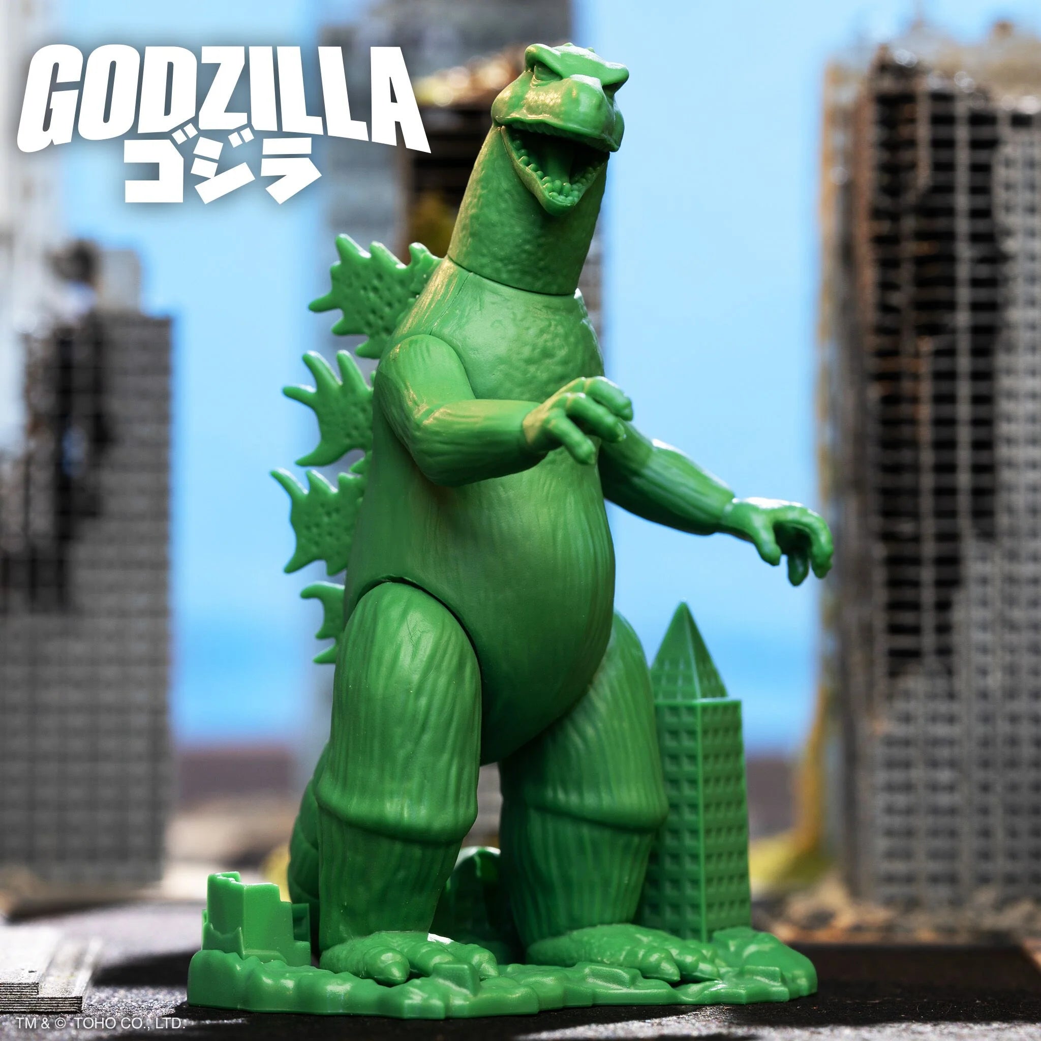 Toho Godzilla ReAction Figure Model Kit - Collectible Vinyl Toy for Fans & Display | Perfect for Home Decor, Office Display & Gifts for Monster Movie Lovers