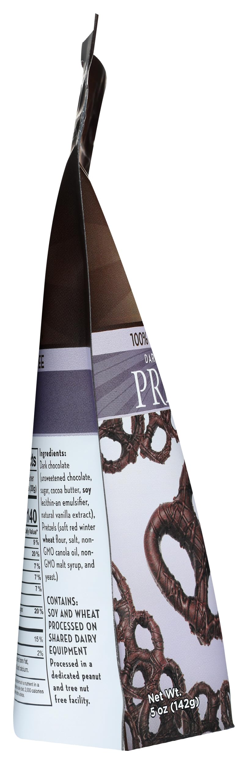 Vermont Nut Free Dark Chocolate Covered Pretzels - 5oz Bag | Gluten Free Snacks for School, Parties & Gifts | Allergy Friendly Treats