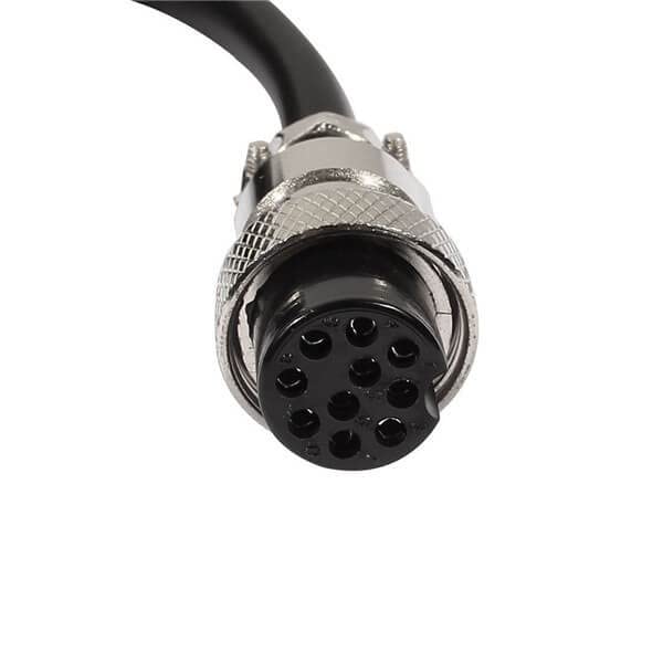 GX16-10 Pin Male Female Aviation Connector Straight Cable 1M (10 Pack) - Waterproof Electrical Plug for Drones, RC Cars, and Industrial Equipment