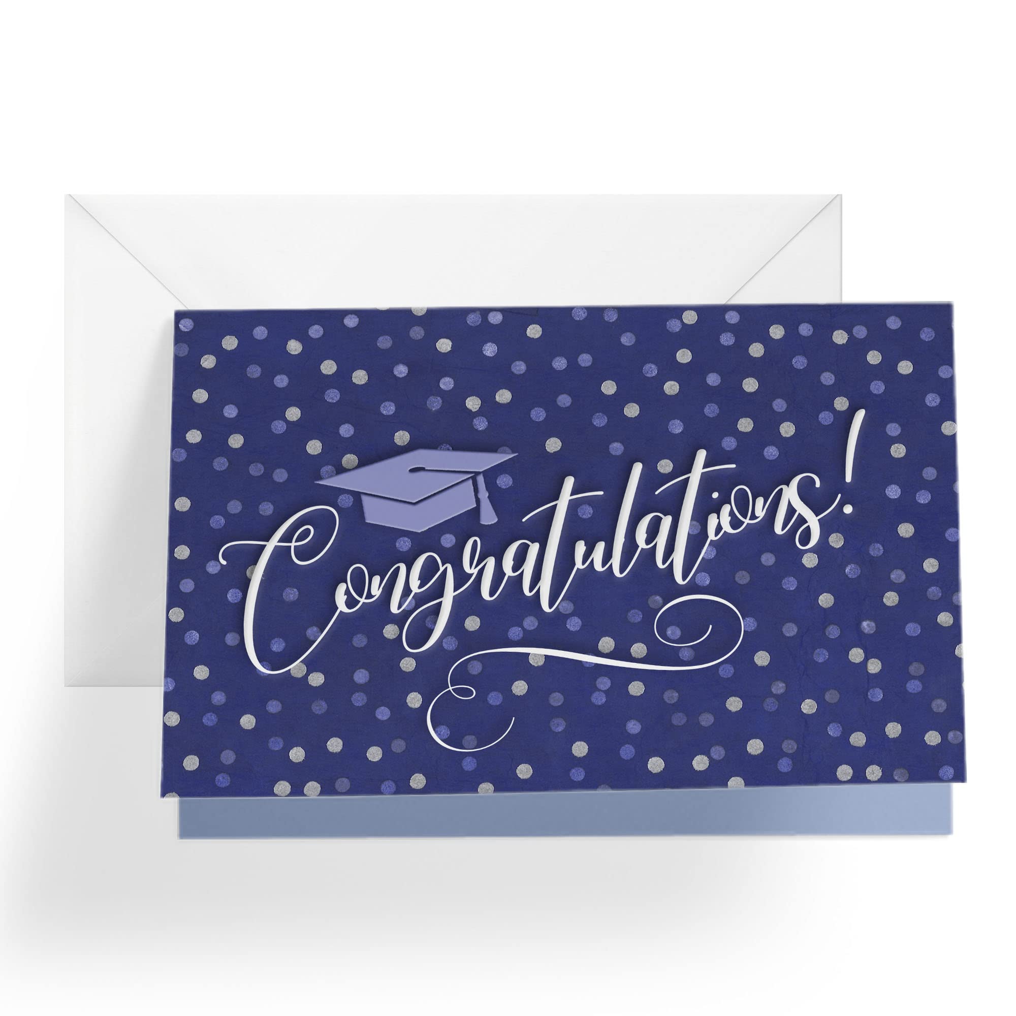 1Up Greetings Graduation Cards for High School - Pack of 24 Premium Quality Congratulatory Cards with Envelopes - Perfect for Graduation Ceremonies, Parties and Celebratory Gifts