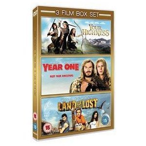 Your Highness, Year One, Land of the Lost - Comedy Adventure Movies DVD Collection - Perfect for Movie Nights and Fantasy Film Lovers