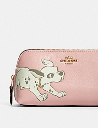 Coach Disney X Dalmation Print Cosmetic Case 17 - Stylish Makeup Bag for Travel, Gym & Everyday Use