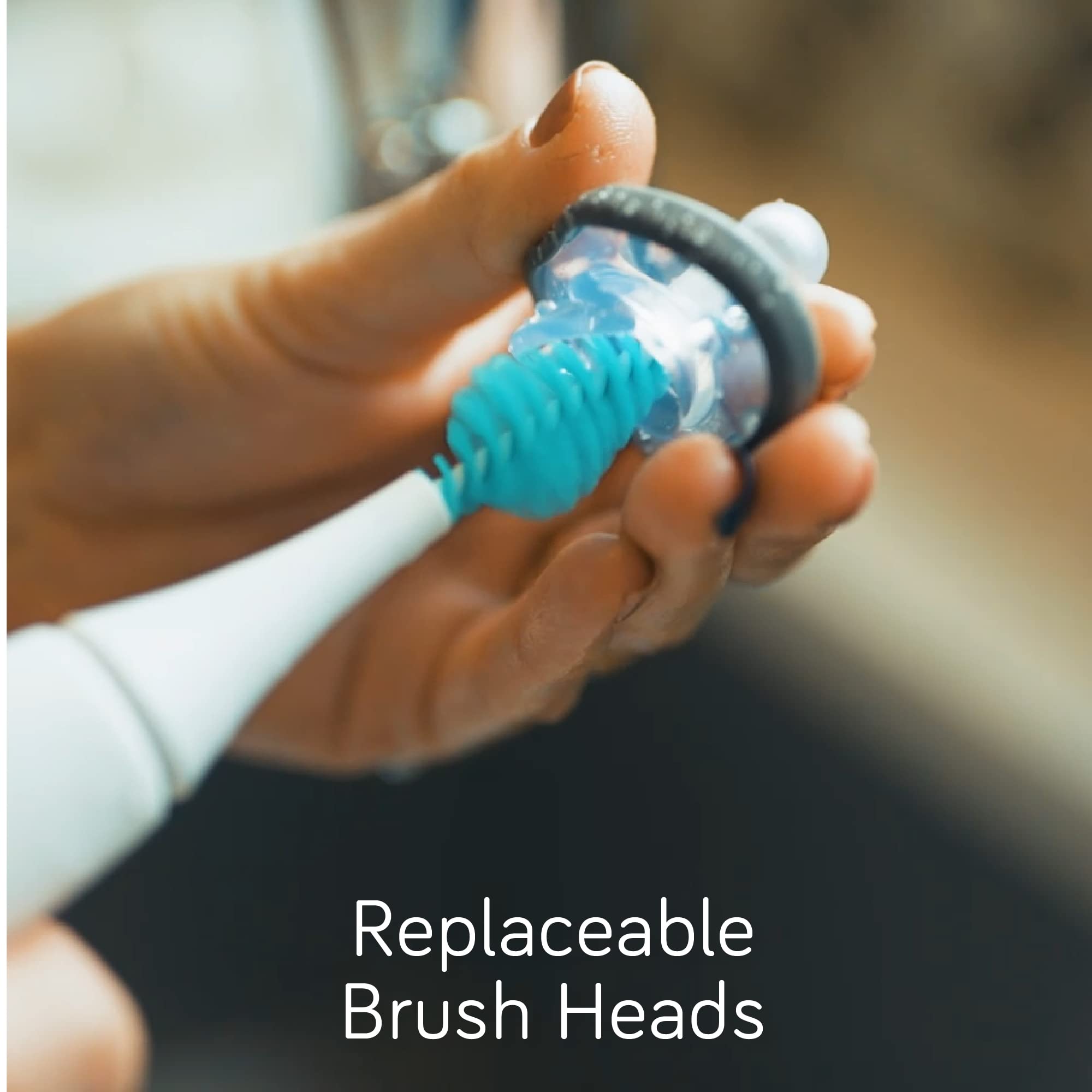 Nanobebe Electric Baby Bottle Brush Cleaner - Rechargeable Bottle Scrubber with Replaceable Brush Head for Easy Cleaning | Perfect for Newborns, Travel & Quick Bottle Sterilization