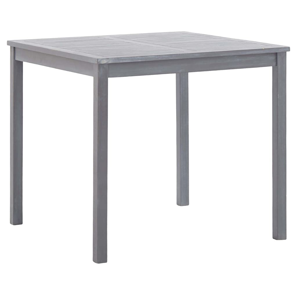 Weather-Resistant Solid Acacia Wood Patio Table 31.5